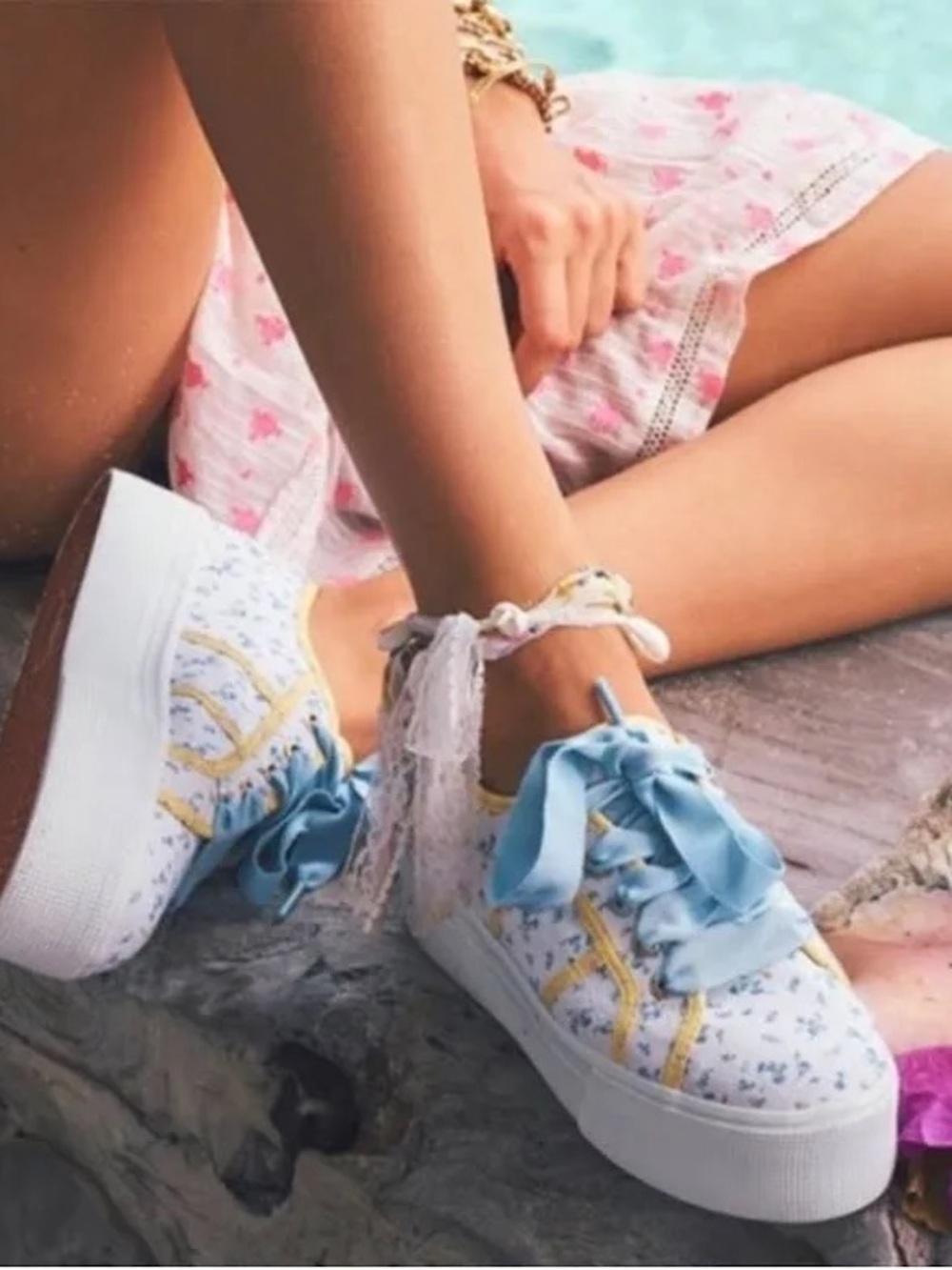LoveShackFancy x Superga Platform Sneakers